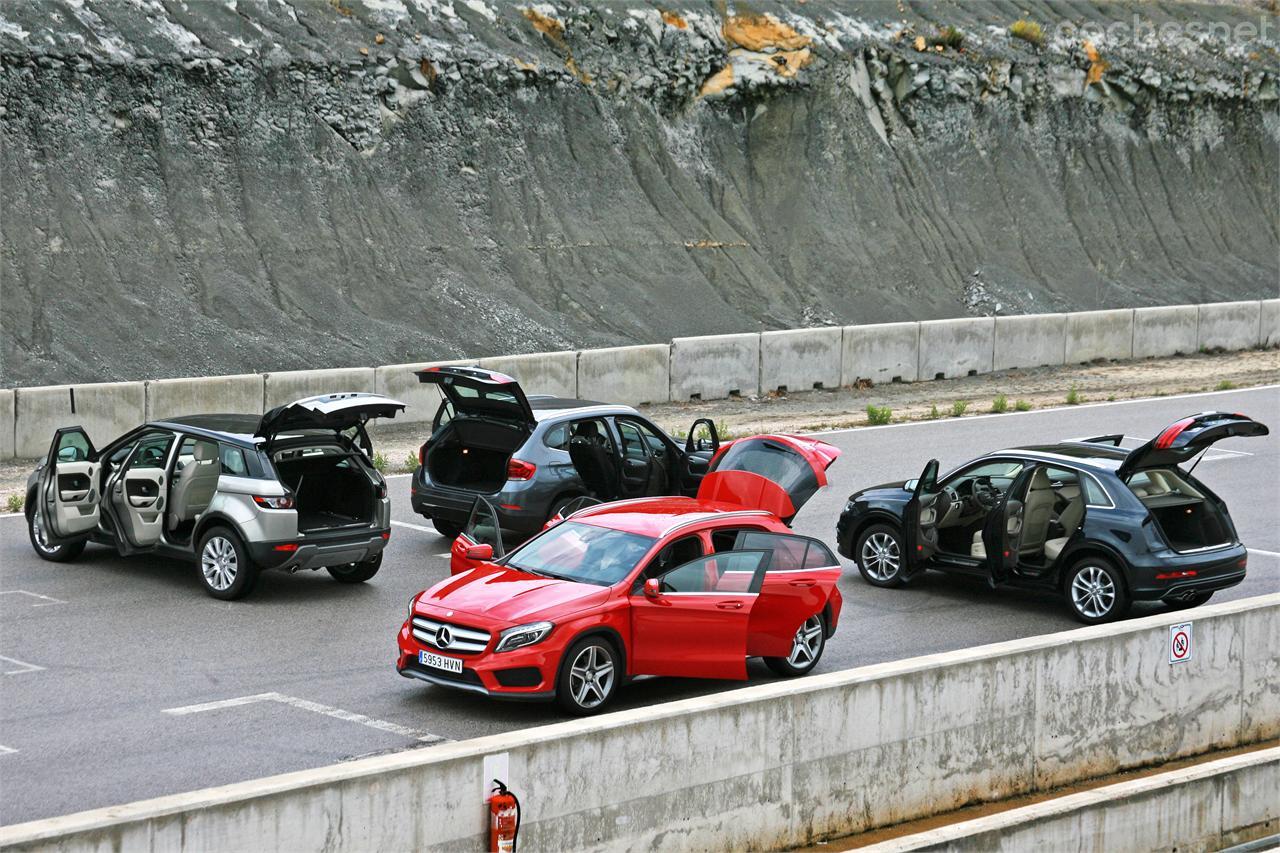 Comparativo: Q3, X1, Evoque, GLA