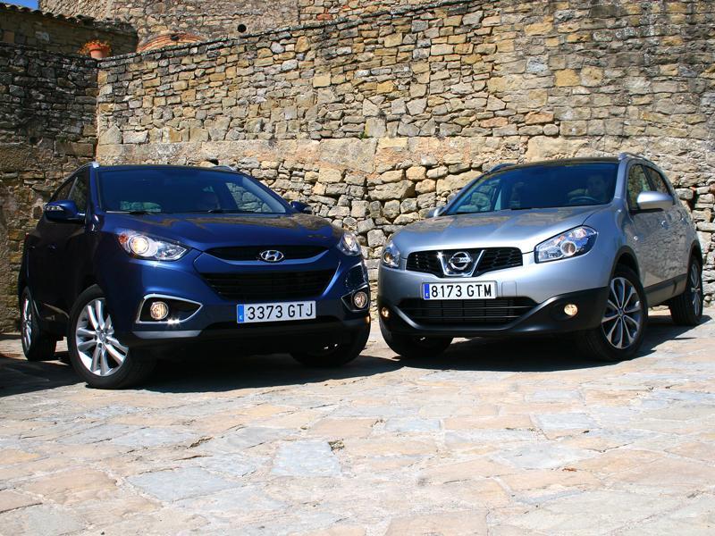 Hyundai ix35 vs nissan qashqai #8