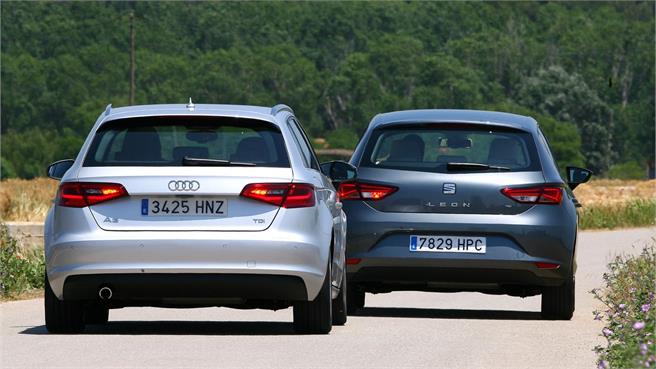 Audi A3 Sportback - Seat León
