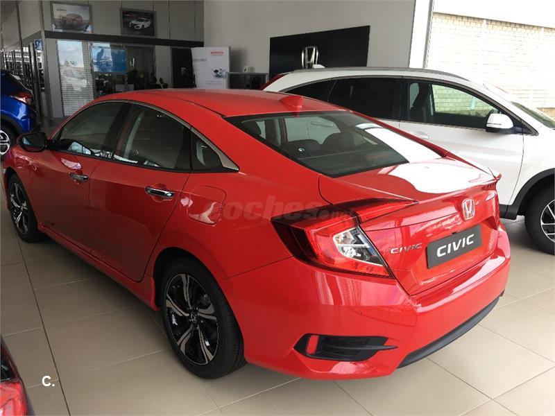 Honda Civic 15 Ivtec Turbo Elegance Nav Gasolina Rojo Del 2018 Con