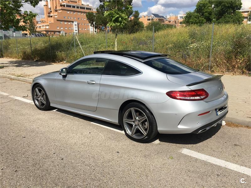 Mercedes Benz Clase C C Coupe 220 D Amg Line Diesel Gris Plata Del 2016 Con 69000km En Madrid 6462