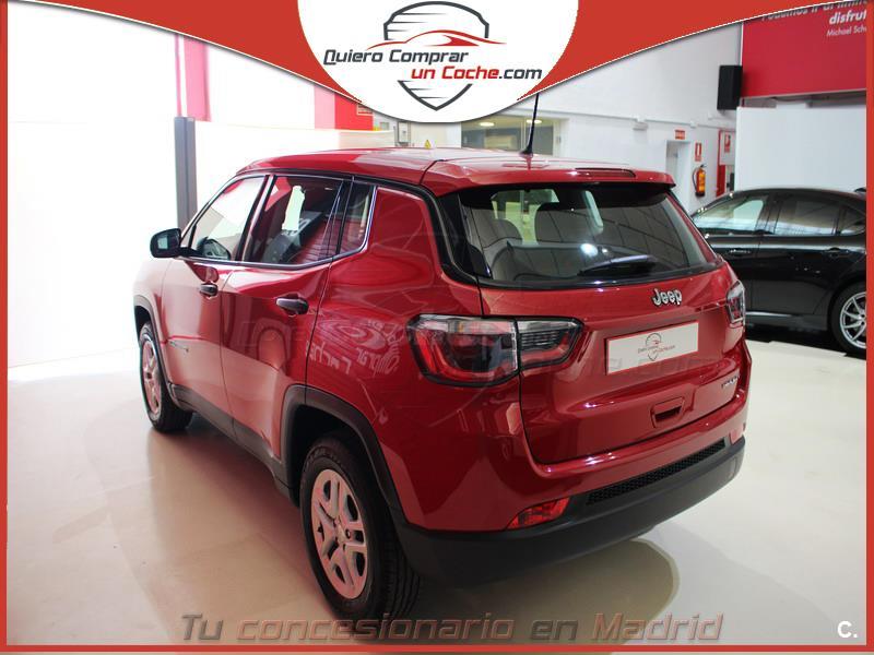 JEEP compass 4x4 1.4 mair 103kw sport 4x2 Gasolina de km0 de color Rojo