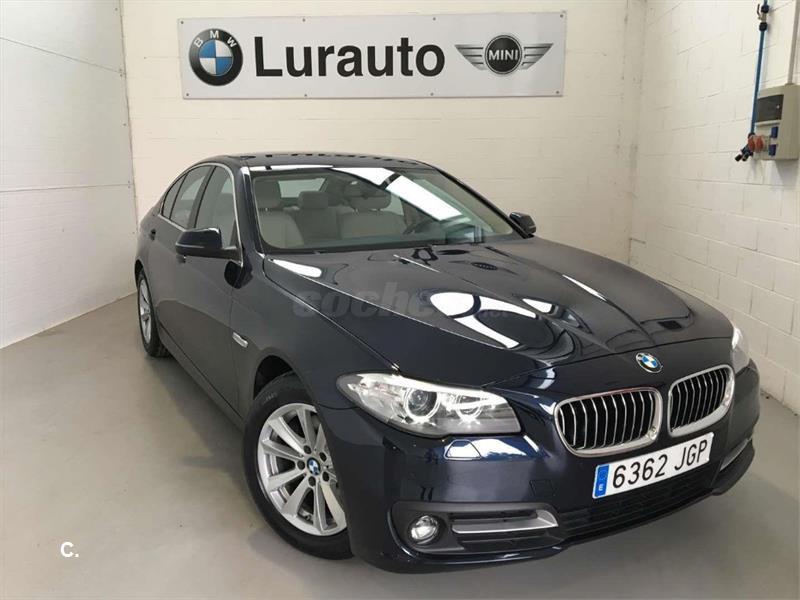 Bmw Serie 5 520d Diesel Gris Plata Imperialblau Del 2015 Con