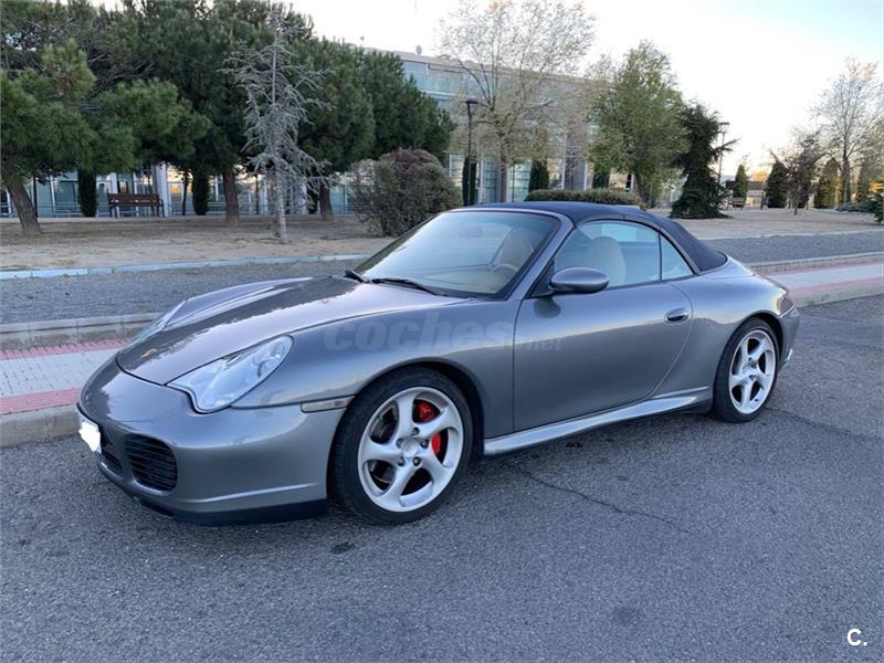 Para Porsche 996 carrera 4s plata//gris en letras emblema nuevo