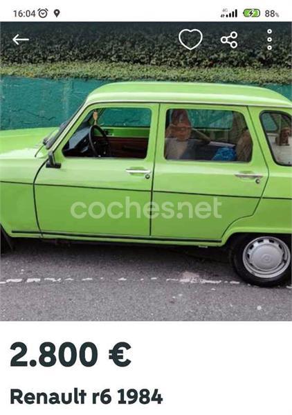 RENAULT R6 1984 2300 En Asturias Coches