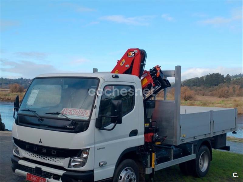 MITSUBISHI Canter 7490kg grua caja fija Aluminio