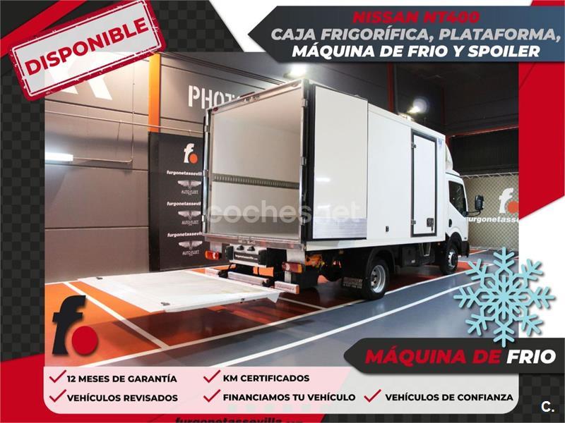 NISSAN NT400 CAJA FRIGORÍFICA, PLATAFORMA, MAQUINA FRIO Y SPOILER