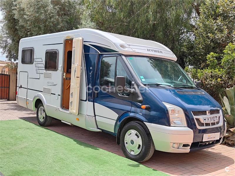 Autocaravana Hymer van cama gemela