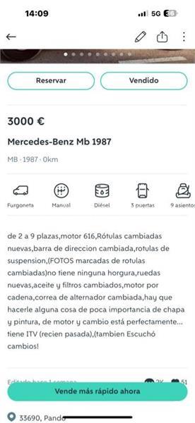 MERCEDES-BENZ 100D