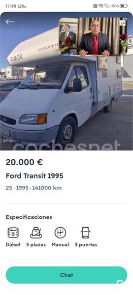 FORD Transit FT 190 CHASIS CABINA DOBLE