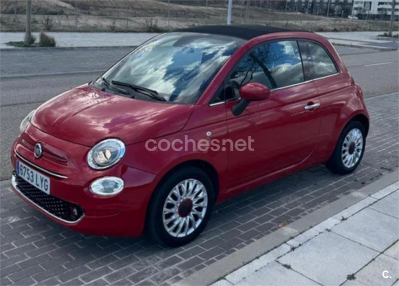 FIAT 500C Red 1.0 Hybrid 70 CV