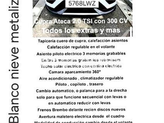 CUPRA Ateca 2.0 TSI 4Drive DSG VZ