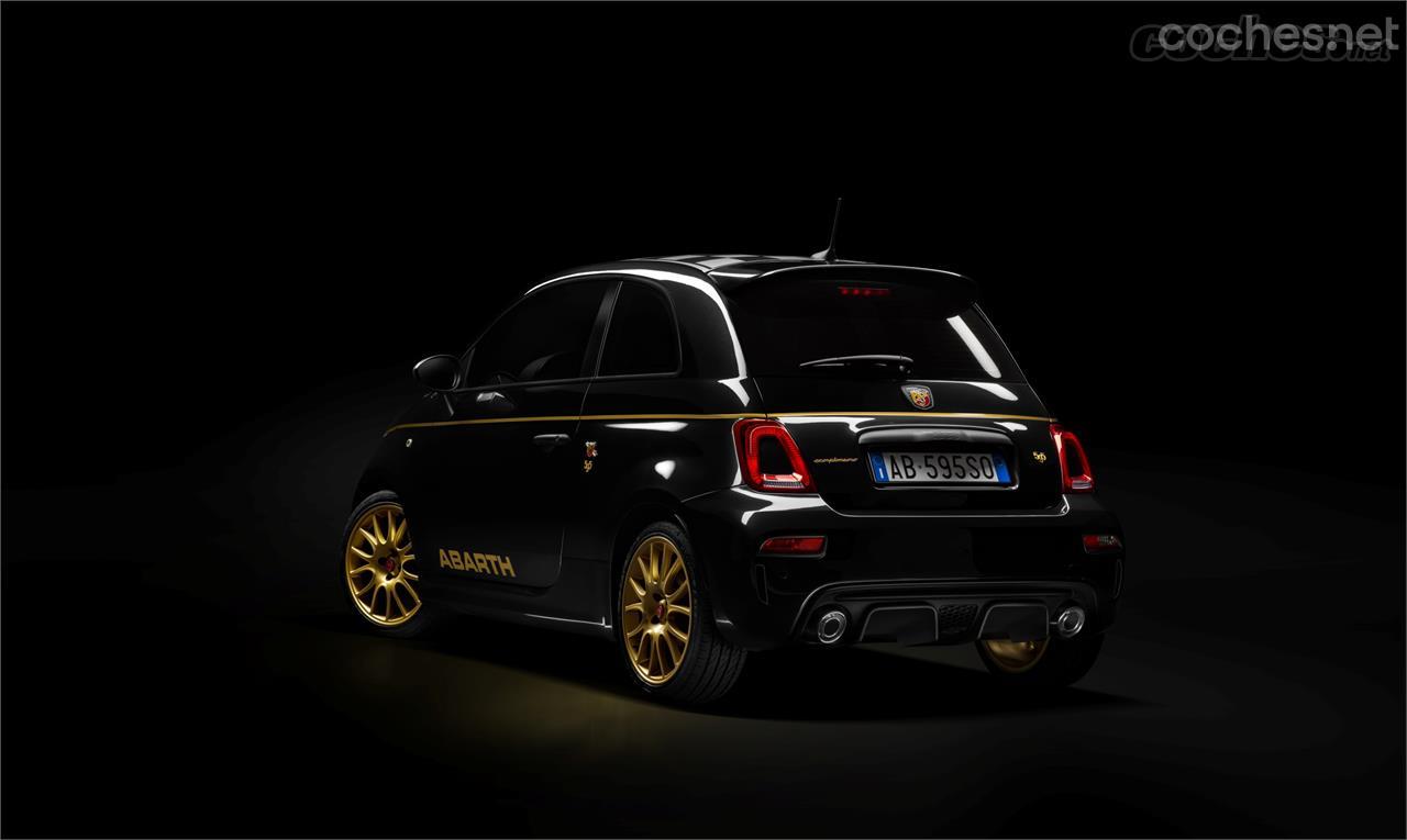 El Abarth 595 Scorpioneoro rinde homenaje al A112 Abarth “Gold Ring”.