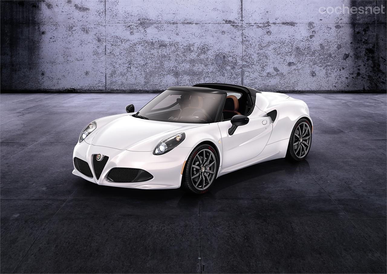 El Alfa Romeo 4C Spider llegará a principios del año que viene y tendrá prácticamente este mismo aspecto.