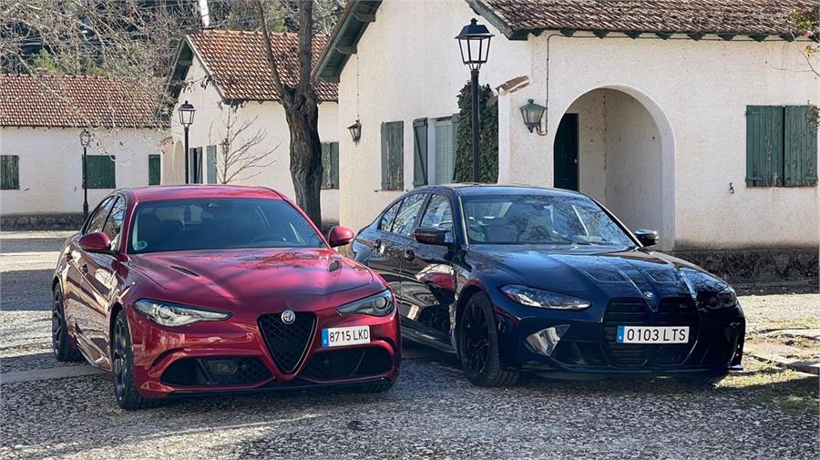 Alfa Romeo Giulia QV y BMW M3 Competition xDrive. Dos coches llamados a extinguirse ante el avance de la electrificación.