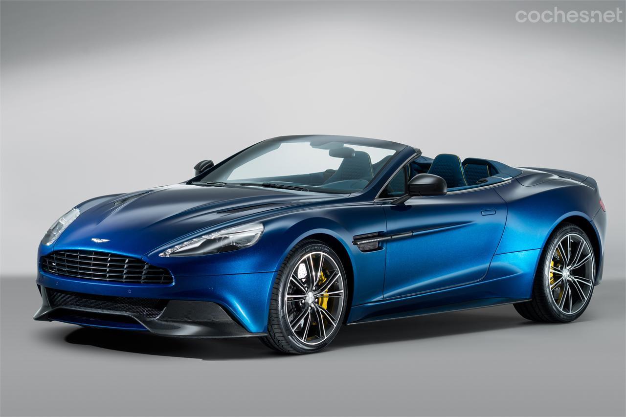 La calandra del nuevo Focus guarda gran parecido con la de Aston Martin, curiosamente una marca que perteneció a Ford en el pasado. En imagen un Vanquish Volante.