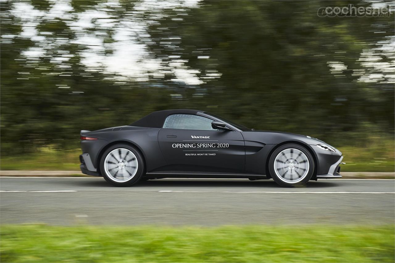 Se espera que el Aston Martin Vantage Roadster monte el mismo V8 de 510 CV que propulsa a su hermano de carrocería cerrada. 