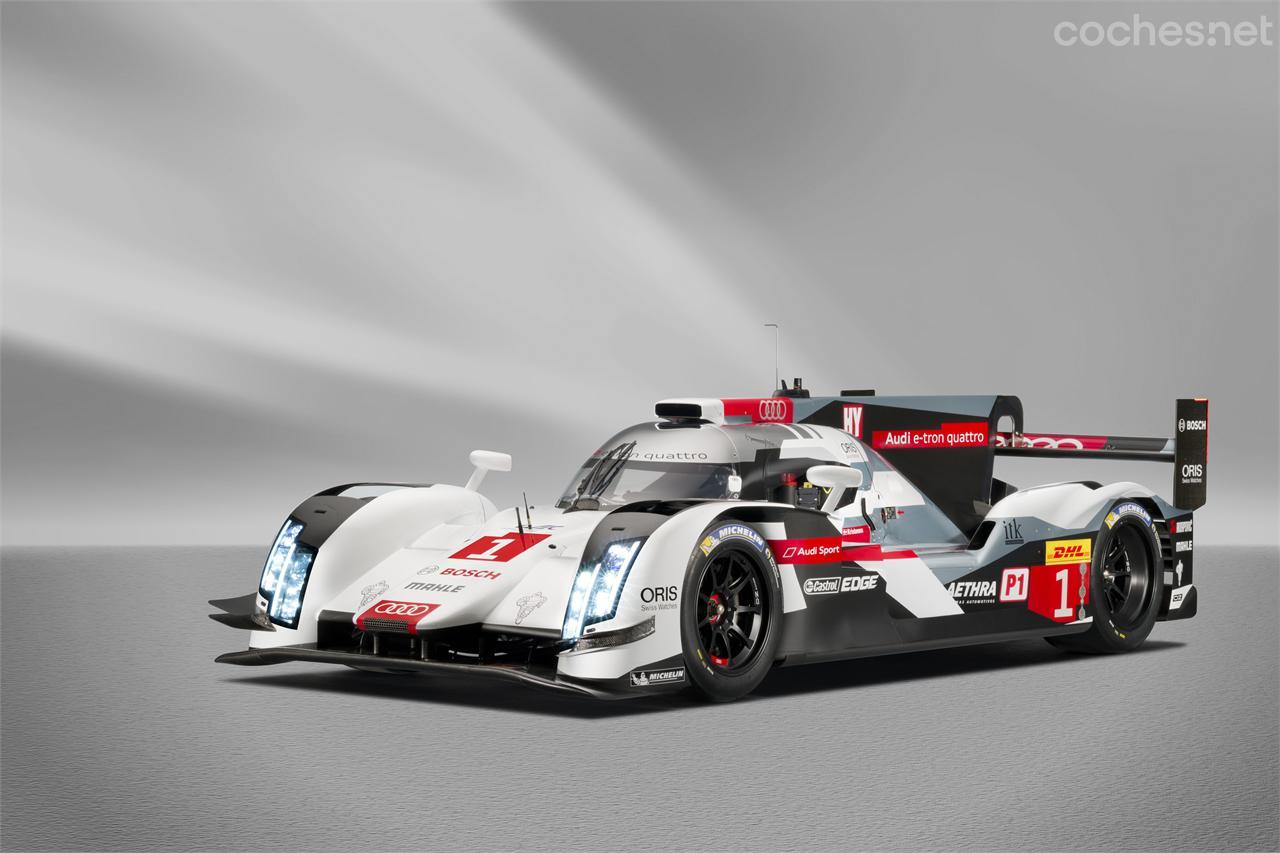 Audi R18 TDI e-tron quattro inscrito en las 24 Horas de Le Mans 2014