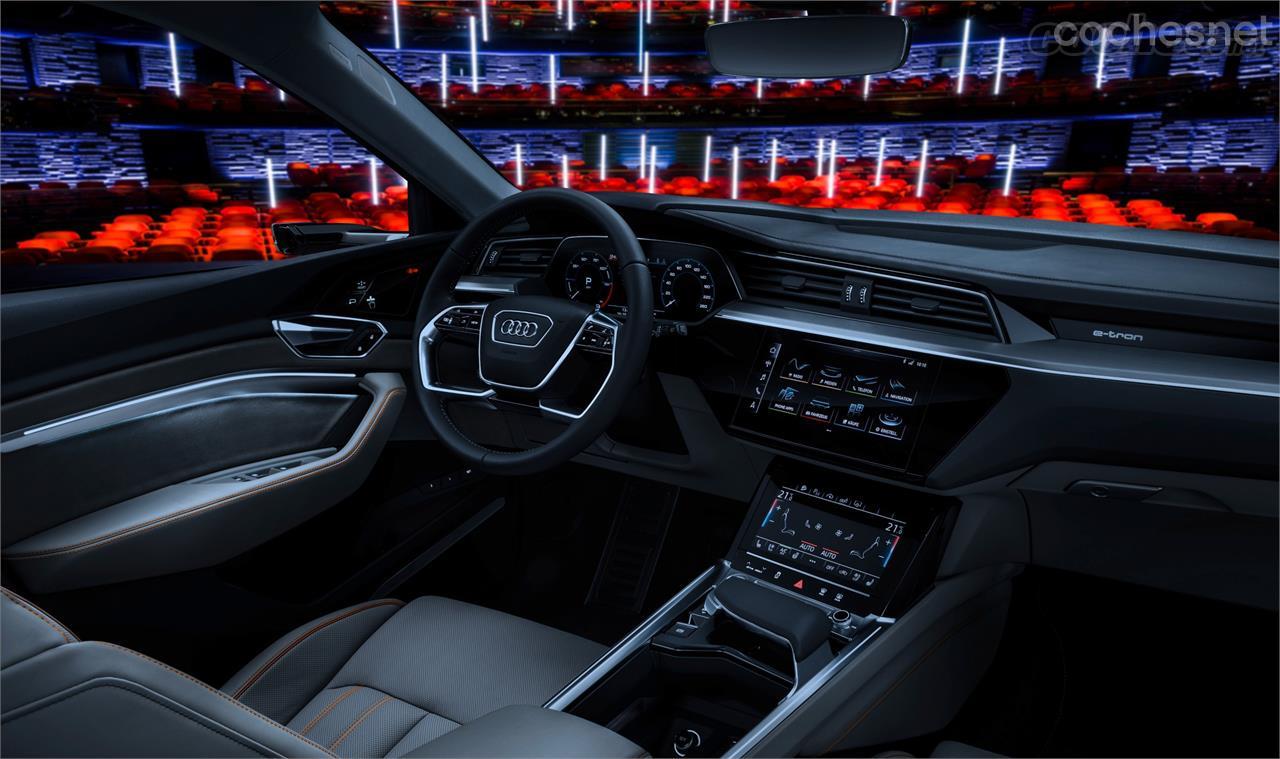 Audi e-tron: Primeras imágenes del interior