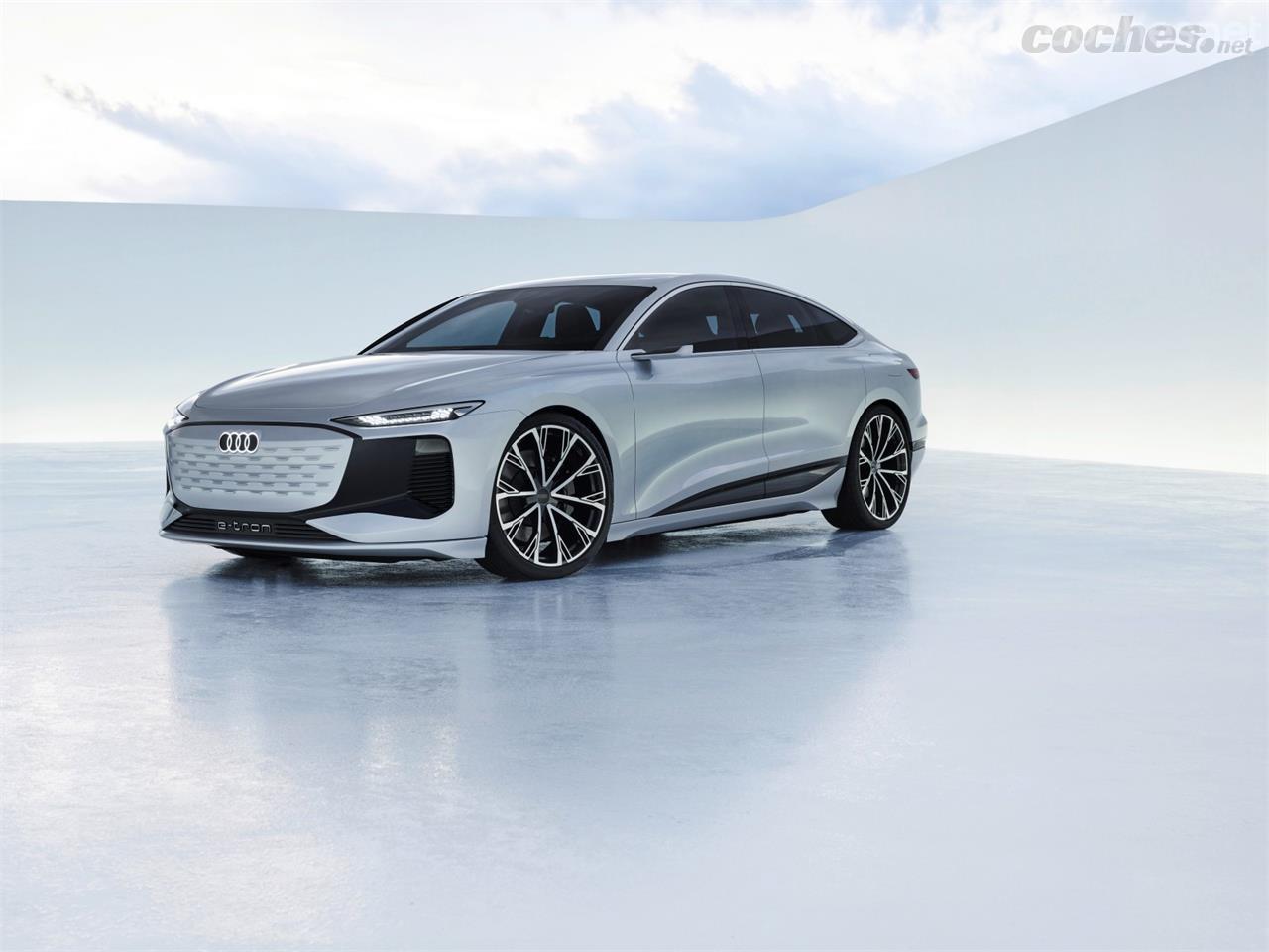 El Audi A6 e-tron concept es el primero modelo de Audi en montar la nueva plataforma PPE para modelos "premium".