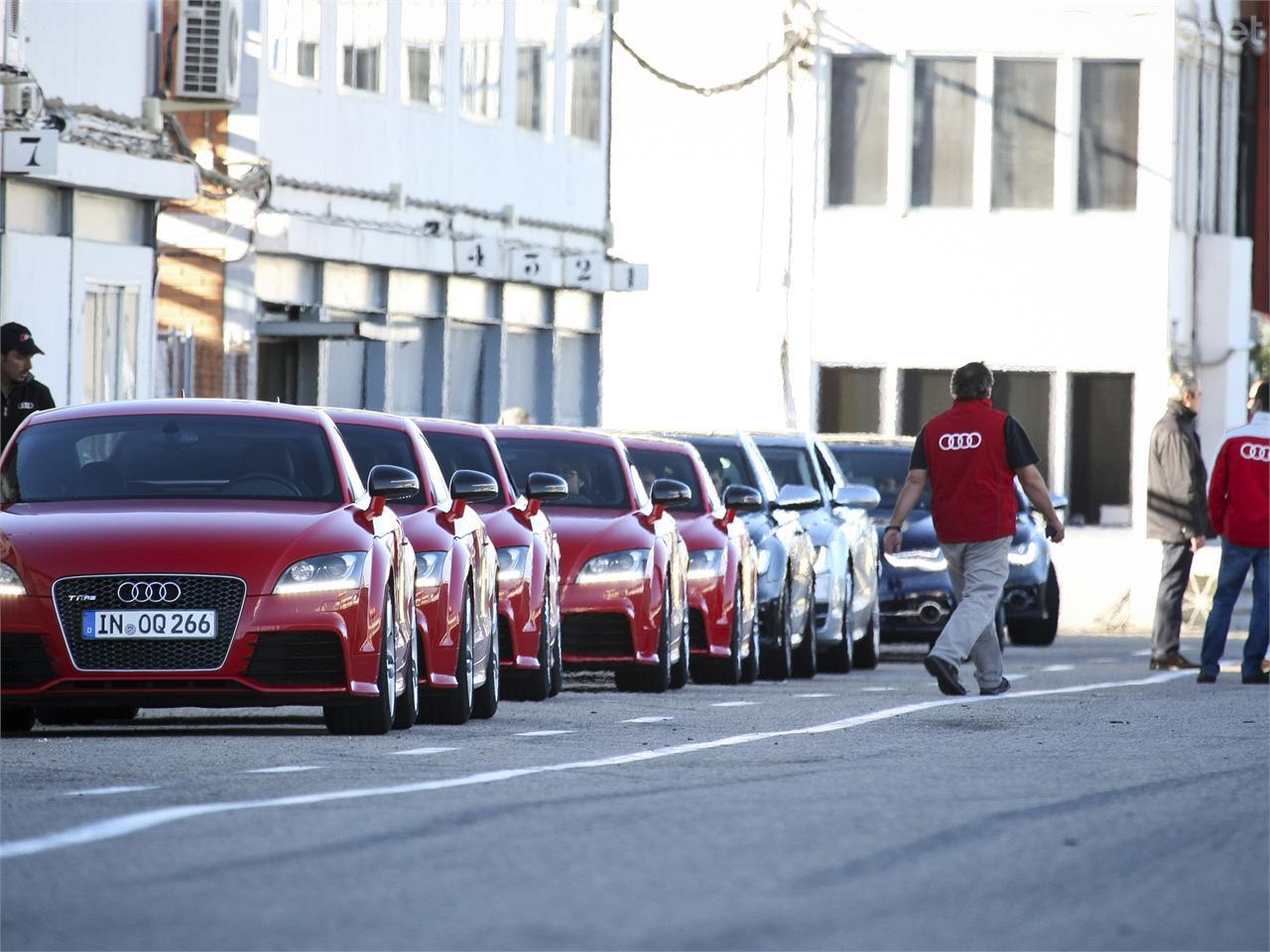 Gama S de Audi. Prueba en el circuito del Jarama.