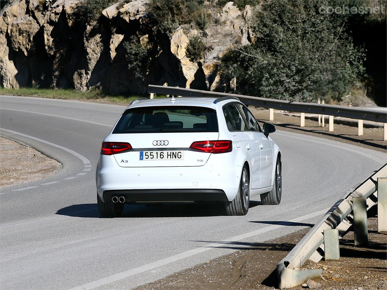 La carrocería del Sportback es un poco más larga que la del A3 de 3 puertas.