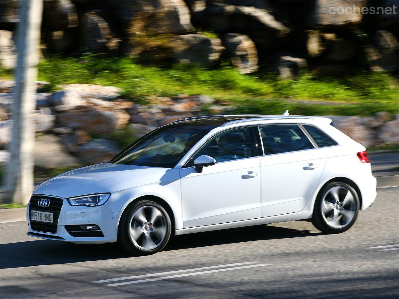 Con el motor diésel de 150 CV se puede ir muy rápido y seguro en este Audi, y el consumo es muy razonable. 