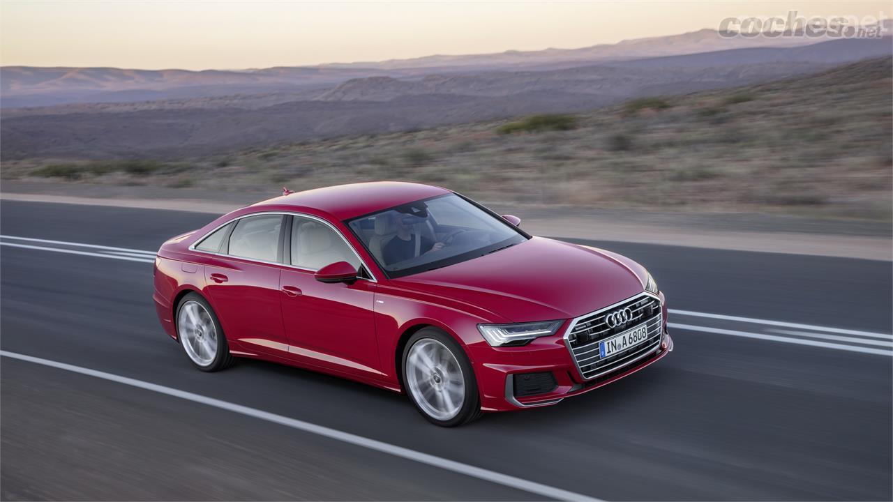 Emparentado con el nuevo A7 Sportback y con el A8, con los que comparte plataforma, el nuevo A6 dispondrá inicialmente de cuatro motores, tres de ellos diésel.