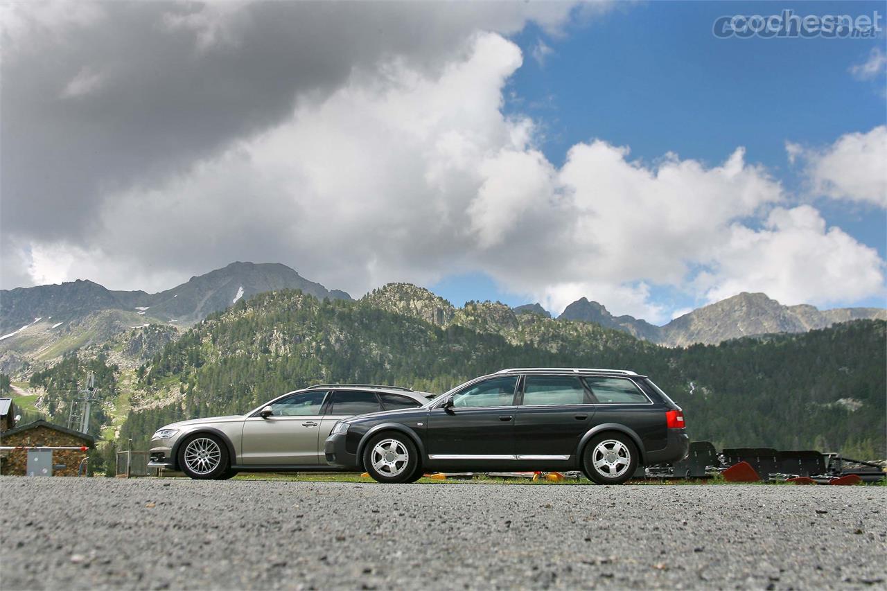 Aquel primer allroad quattro fue creado sobre la base del A6 Avant (C5), del que se distinguía por su mayor altura libre y por su kit de carrocería específico con protecciones.