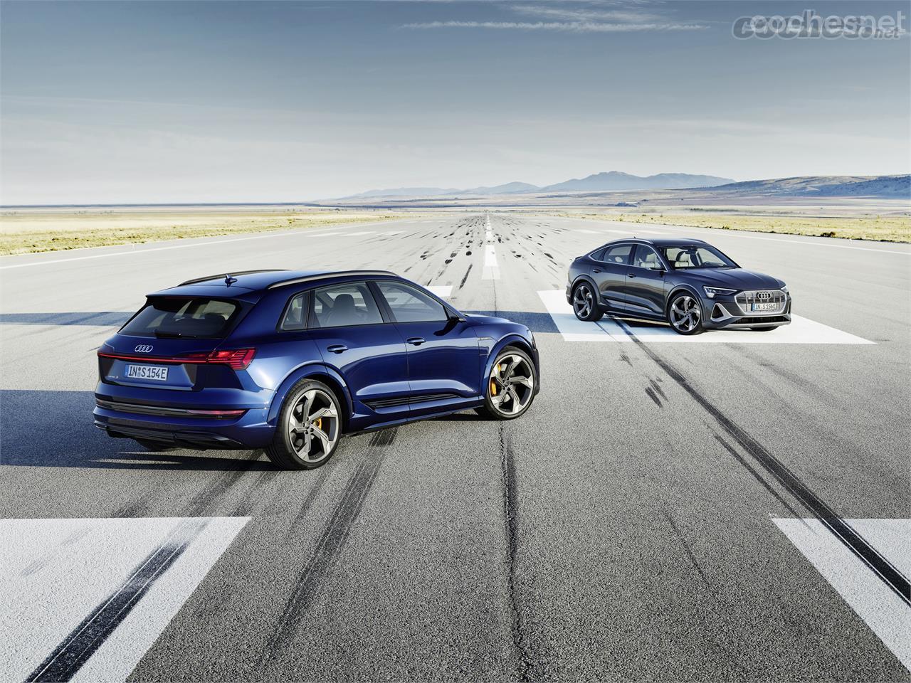 Audi e-tron S y s-tron Sportback S: eléctricos con 503 CV