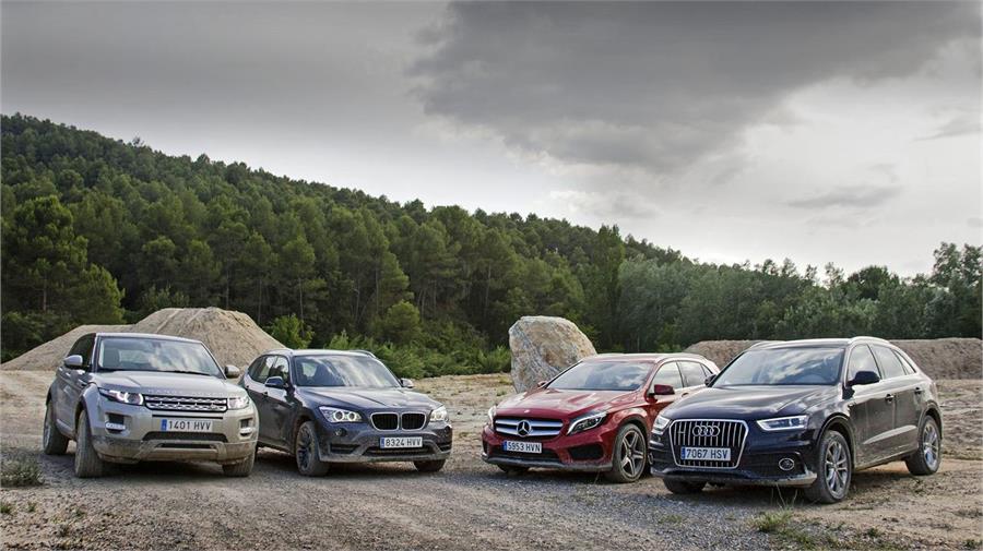 Opiniones de Comparativo: Audi Q3, BMW X1, Range Evoque, Mercedes GLA
