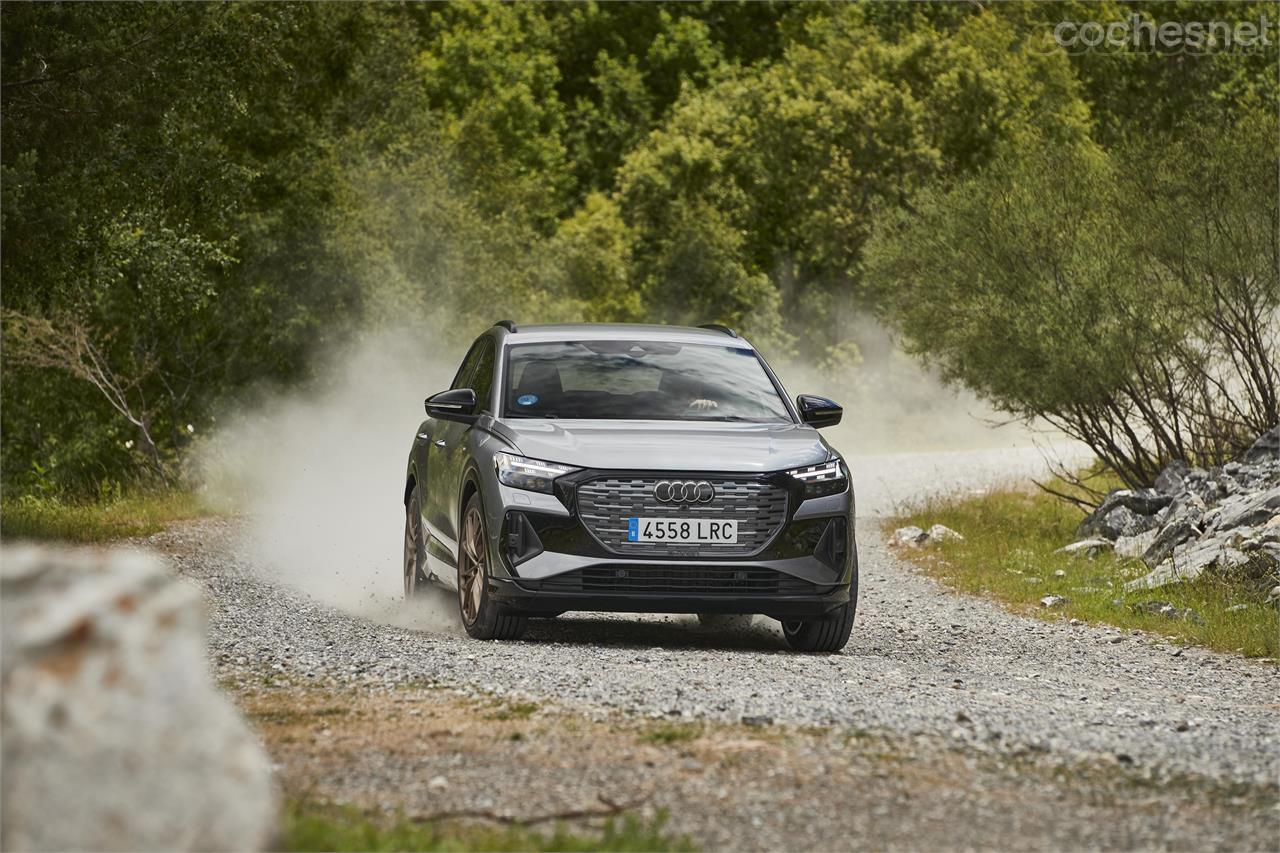 El modelo probado es el Audi Q4 50 e-tron quattro con 300 CV de potencia y 460 Nm.