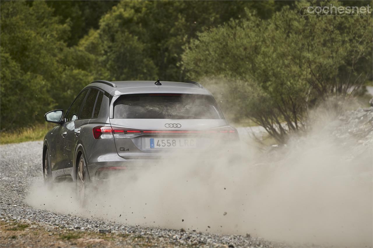 El Audi Q4 e-tron no supera los 180 km/h en la variante más potente.