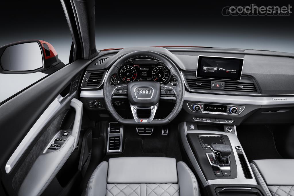 El diseño interior es claramente Audi. En este apartado la marca no innova demasiado.