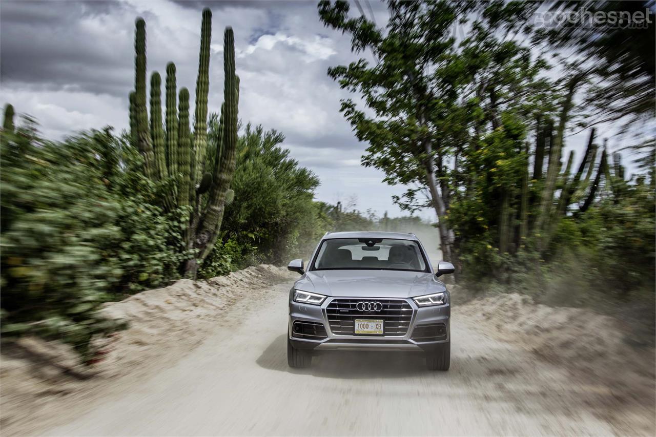 Con la posición allroad, la segunda más alta, la altura crece en 25 mm, eso sí, al pasar de 80 km/h vuelve a bajar.