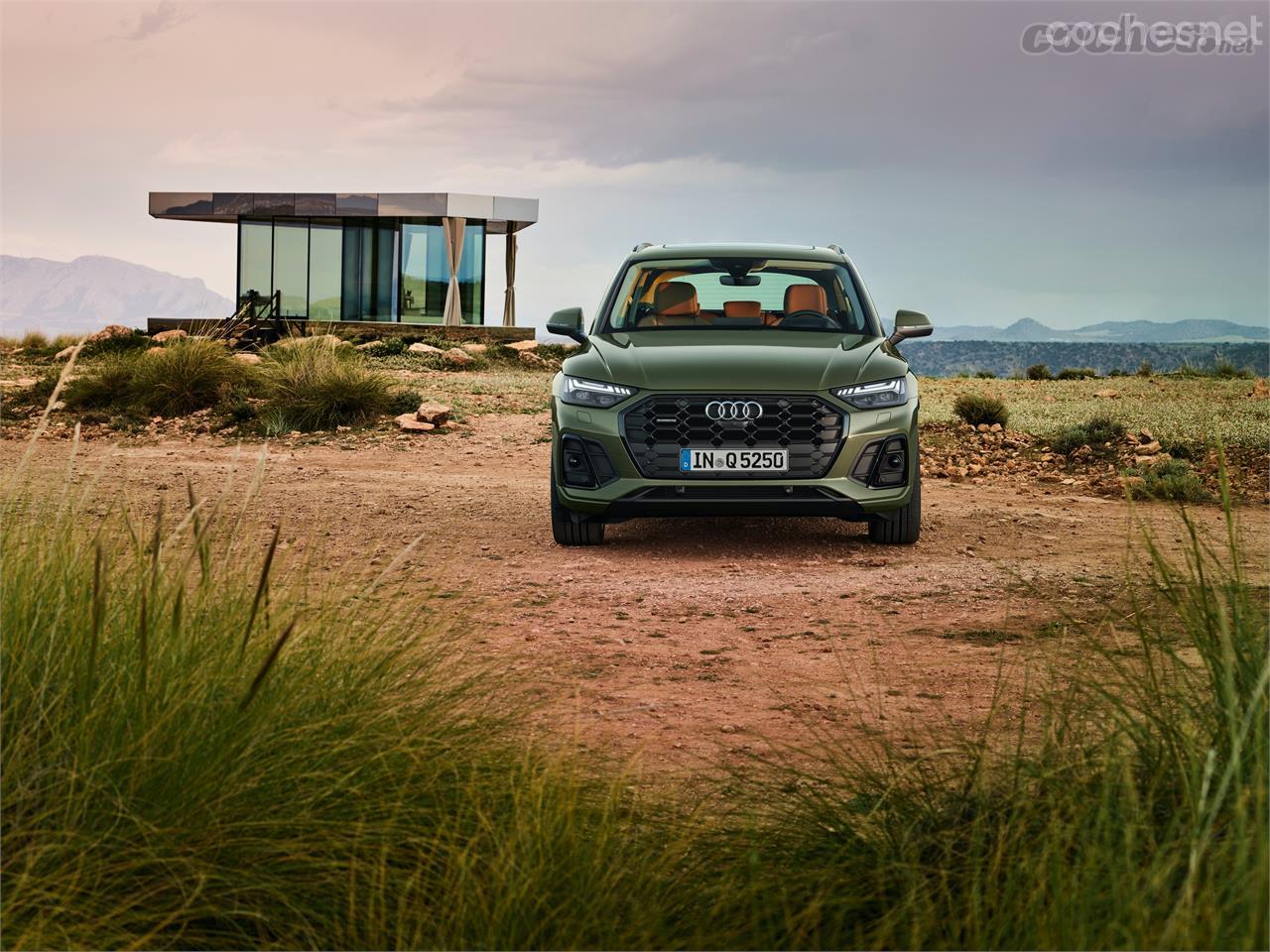 Dicen que una imagen vale más que mil palabras. Pues ahí tenéis, resumido en una sola fotografía, el "cambio de look" del Audi Q5.