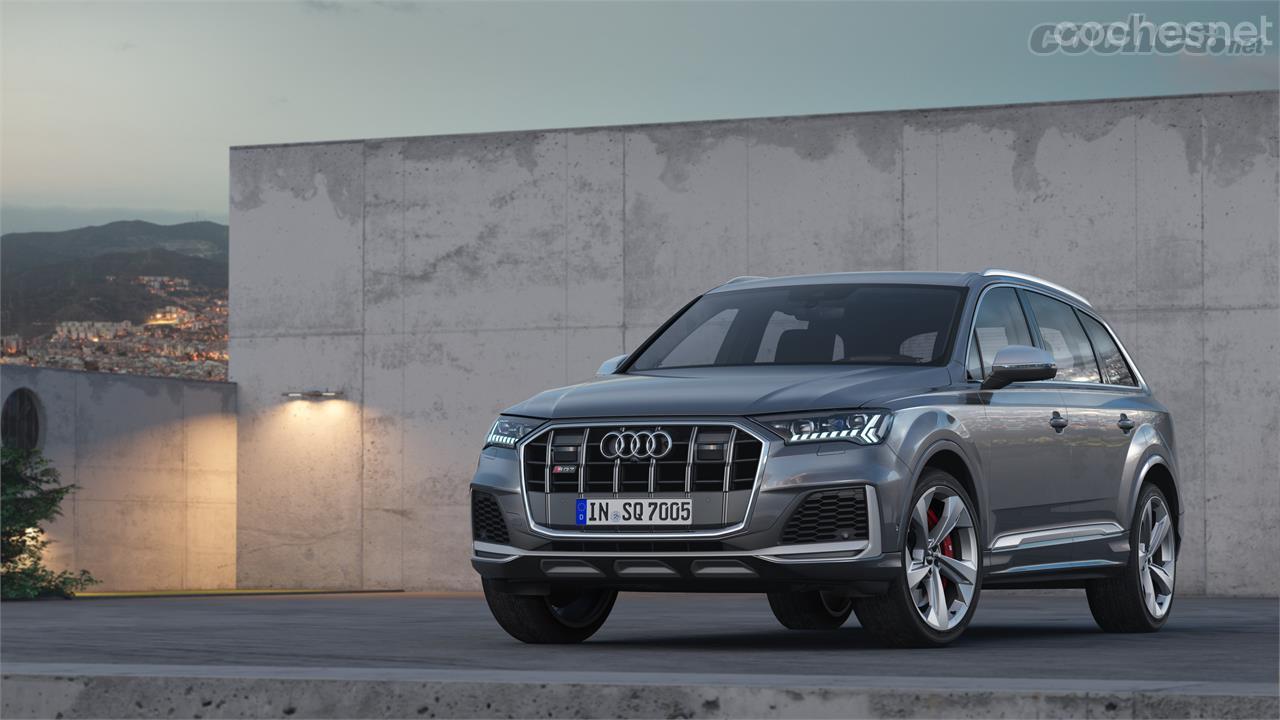 Algunos colores como este gris, son exclusivos del SQ7 y no están disponibles para el resto de modelos de la gama Q7.