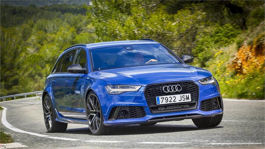 En la versión Performance del RS 6 Avant de Audi, la potencia aumenta hasta los 605 cv.