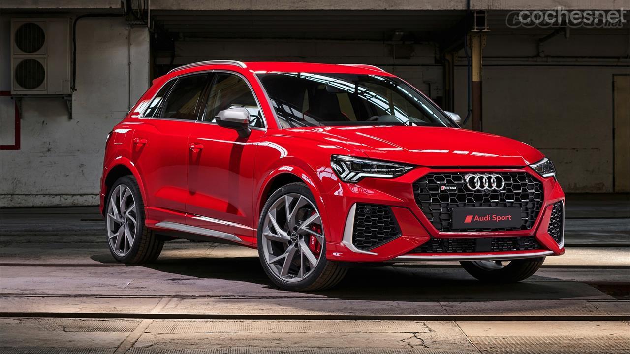 El Audi RS Q3 de segunda generación presenta una imagen imponente y eleva su potencia a 400 CV.