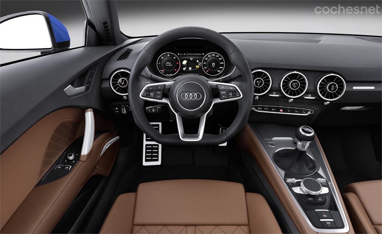 Según la marca, el interior se ha rediseñado por completo desde cero, aunque conserva muchos rasgos característicos de Audi.