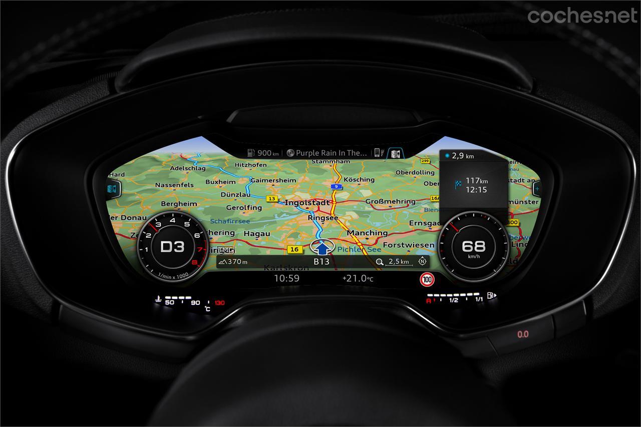 El Audi Virtual Cockpit es simplemente espectacular.