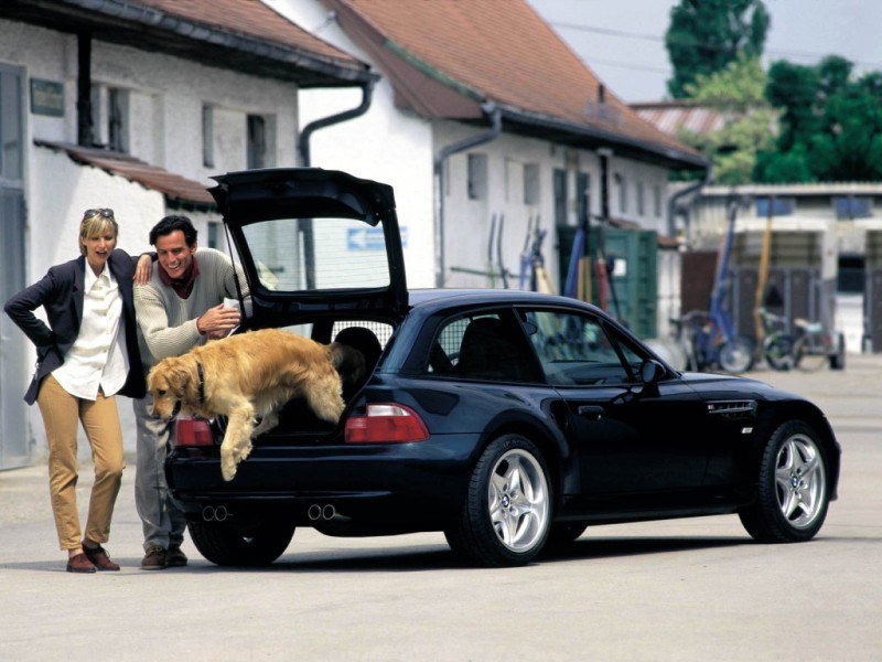 BMW Z3 Coupé 2.8i. Perfecto tres plazas, si contamos el perro.