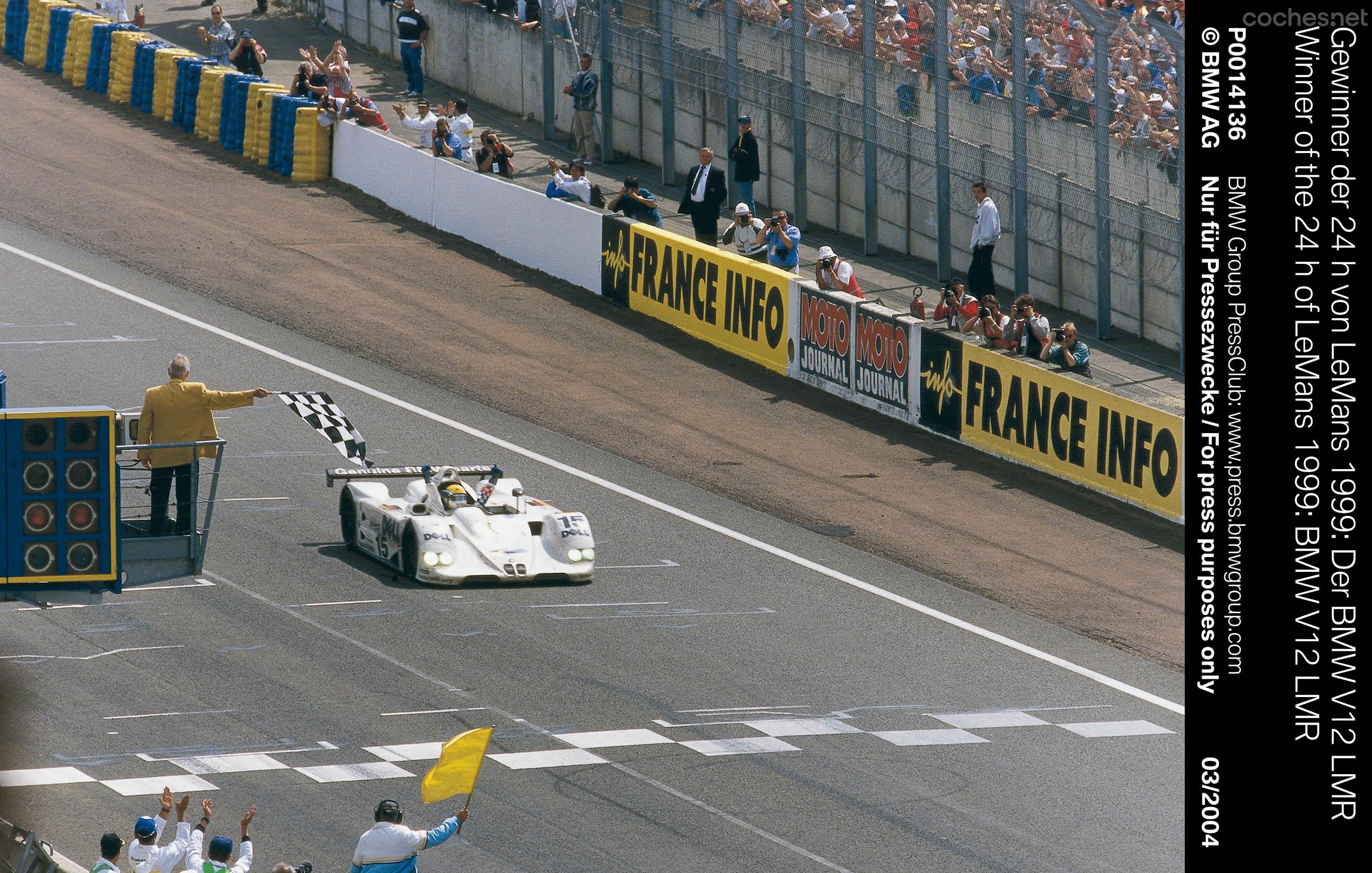 BMW ganó las 24 Horas de Le Mans de 1999 con este V12 LMR nº15 pilotado por Yannick Dalmas, Pierluigi Martini y Joachim Winkelhock.