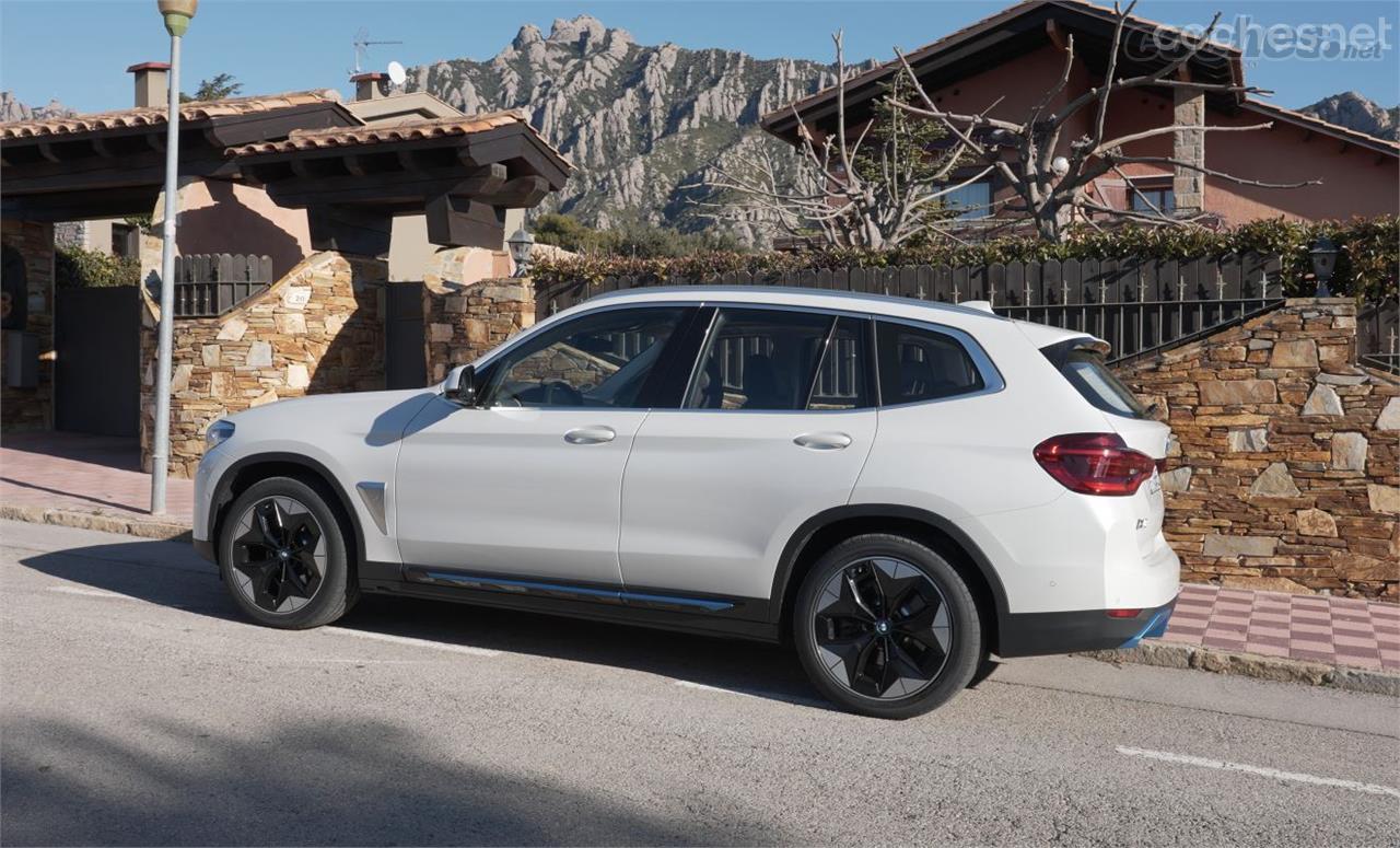 Durante la prueba el BMW iX3 marcó un consumo medio de son los 21 kWh/100 km.