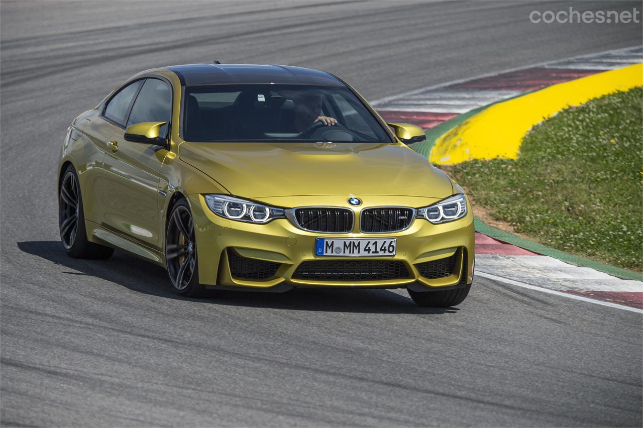 El nuevo BMW M4 no sólo es bello, sino que es un auténtico deportivo. En circuito requiere buenas manos para ser llevado al límite. 