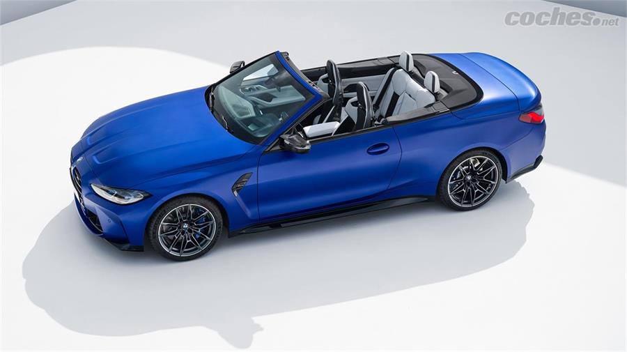 El techo plegable de lona pretende ser la única -y crucial- diferencia entre BMW M4 Competition Cabrio y sus hermanos de gama. Por lo demás es todo un M4.
