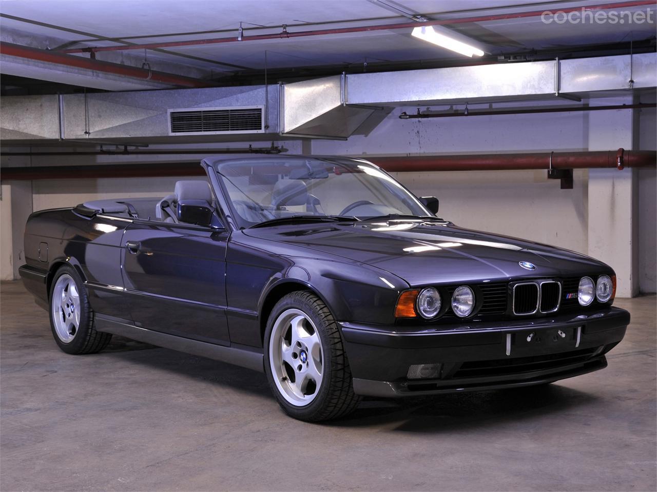 El M5 E34 Cabrio Concept fue el proyecto de crear una variante descapotable que quedó en agua de borrajas. El mecanismo de su capota de lona eléctrica pesaba 100 kilos.