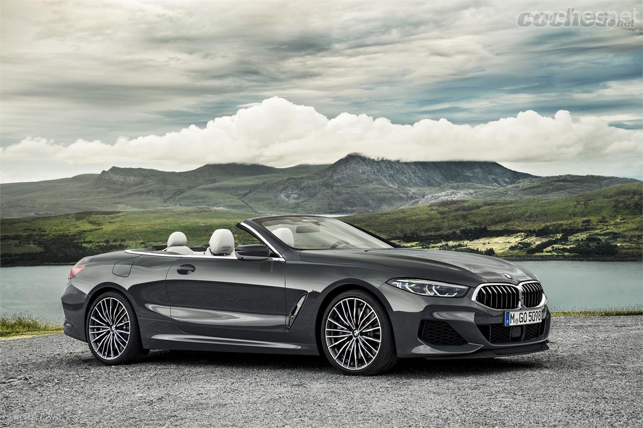 Con 4,8 metros de longitud, el BMW Serie 8 Cabrio se postula como uno de los descapotables más bonitos del mercado.