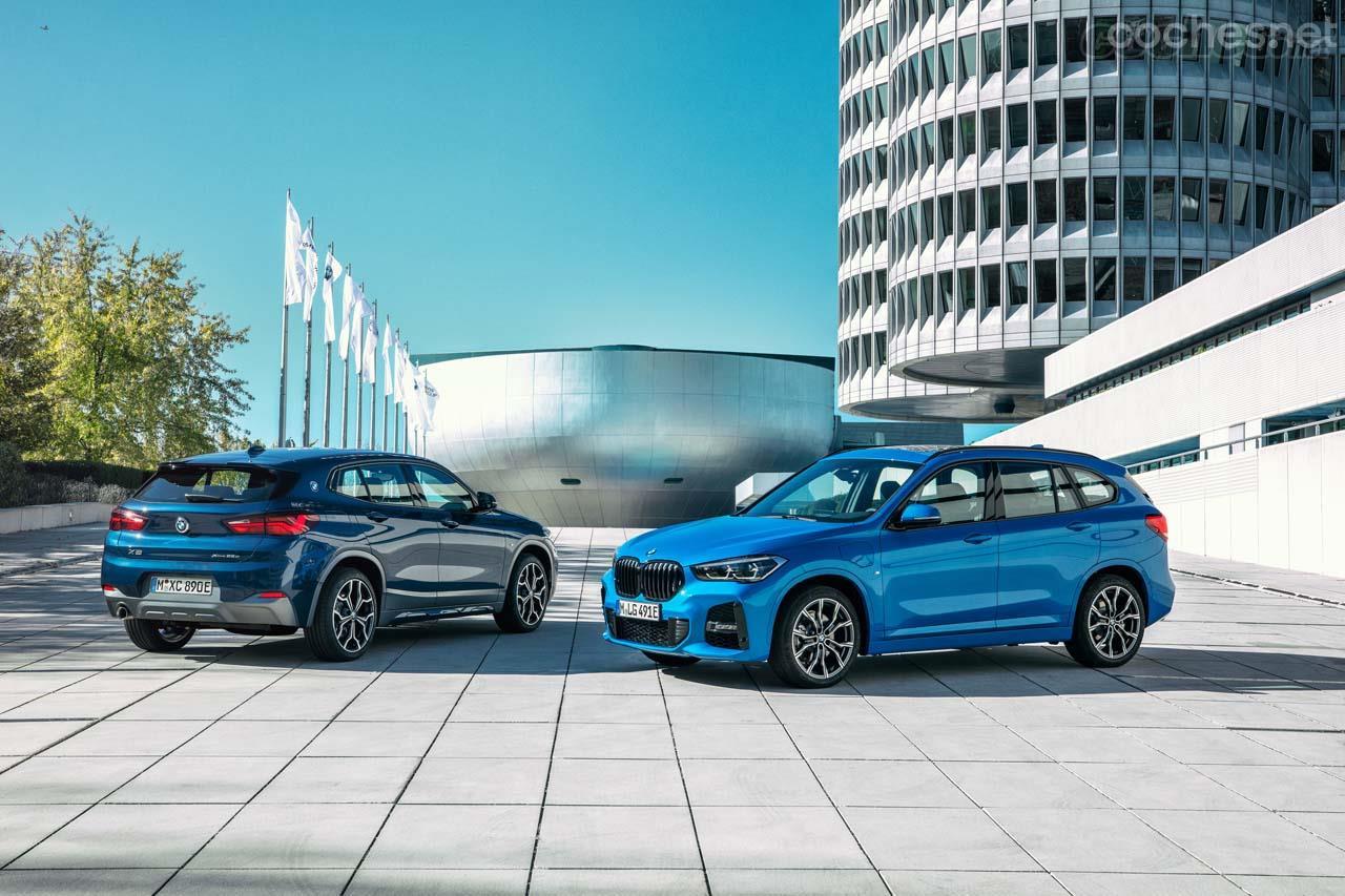 BMW X1 y X2 xDrive25e: SUV híbridos enchufables