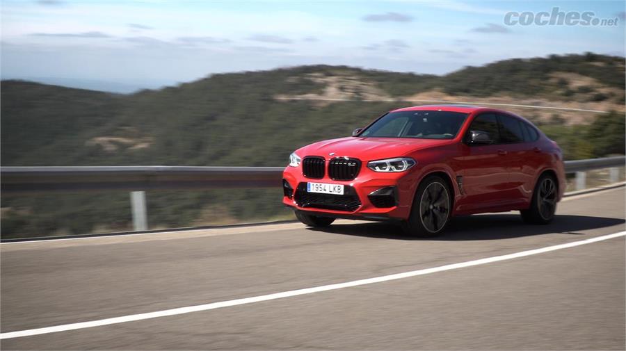 En carreteras de montaña, el BMW X4 M Competition necesita un firme en perfecto estado para sacar a relucir todo su potencial.